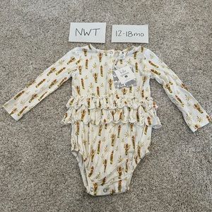 Kate Quinn candle ruffle bodysuit. 12-18months